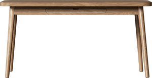 Стол RIVI Perla (model017) (дуб/беленый) (отделка столешницы - массив дуба) 140x75x75